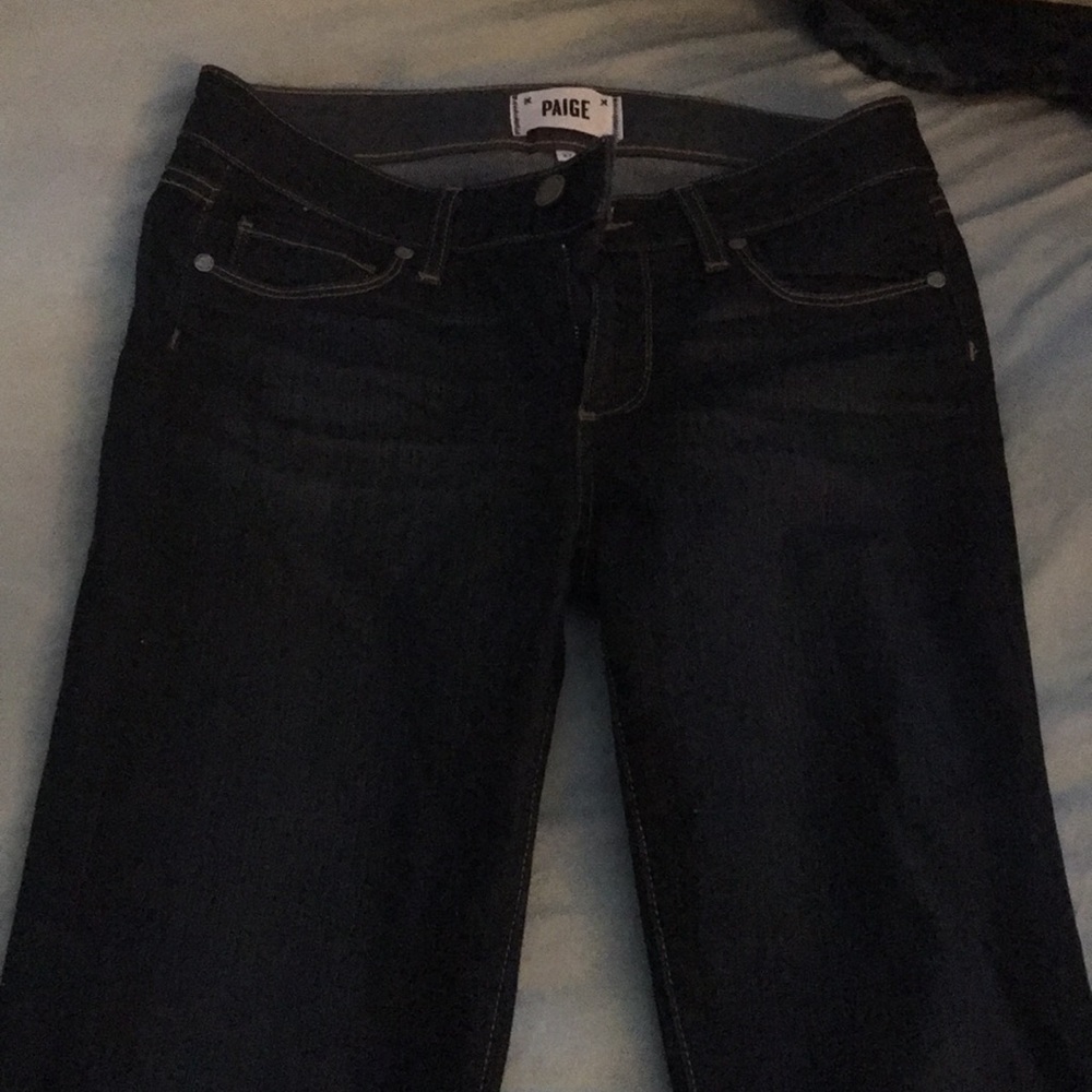 Lightly used PAIGE Skyline Straight jeans size 27